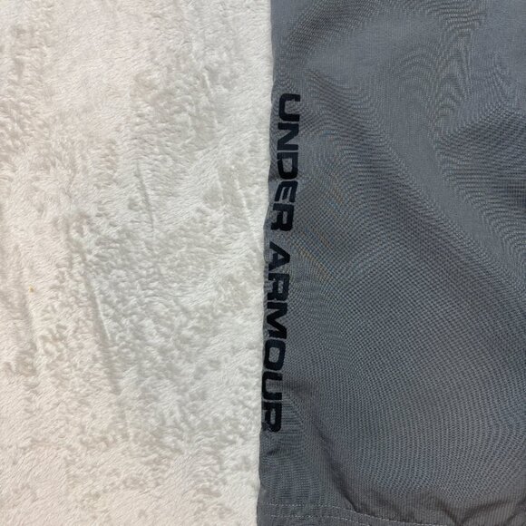 Under Armour Pants Mens XL Vital Warm Up Gray‎ Ankle Zips Track Mesh Lined - Picture 3 of 9